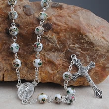 Cloisonne beads rosary